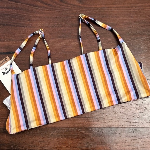 NWT Billabong Postcards From Paradise reversible bralette bikini top - L - Picture 6 of 11